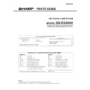 Sharp SD-EX200 (serv.man2) Parts Guide
