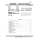 Sharp SD-NX10 (serv.man4) Service Manual