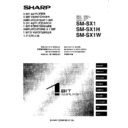 Sharp SM-SX1 User Guide / Operation Manual