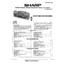 Sharp SY-STEMCD130H (serv.man2) Service Manual