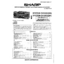 Sharp SY-STEMCH165 (serv.man2) Service Manual