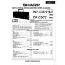 Sharp WF-CD77 (serv.man2) Service Manual