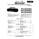 Sharp WQ-284 Service Manual