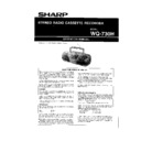Sharp WQ-730H User Guide / Operation Manual