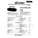 Sharp WQ-CD220L Service Manual