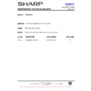 Sharp WQ-CH600L (serv.man6) Technical Bulletin