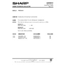 Sharp WQ-CH800E (serv.man7) Technical Bulletin