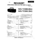 Sharp WQ-T238 Service Manual