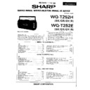 Sharp WQ-T252 Service Manual
