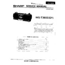 Sharp WQ-T360 Service Manual