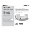 Sharp XL-1000 User Guide / Operation Manual