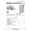 Sharp XL-505E (serv.man4) Service Manual