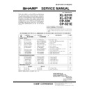 Sharp XL-521H (serv.man2) Service Manual