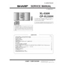 Sharp XL-530H (serv.man2) Service Manual