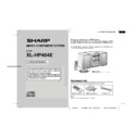 Sharp XL-HP404 User Guide / Operation Manual