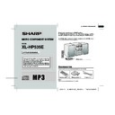 Sharp XL-HP535 User Guide / Operation Manual