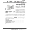 Sharp XL-HP550 (serv.man4) Service Manual