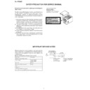 Sharp XL-HP550 (serv.man6) Service Manual