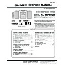 Sharp XL-MP100H (serv.man13) Service Manual