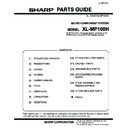 Sharp XL-MP100H (serv.man2) Parts Guide