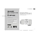 Sharp XL-MP100H User Guide / Operation Manual