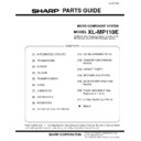 Sharp XL-MP110E (serv.man2) Parts Guide