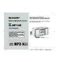 Sharp XL-MP110E User Guide / Operation Manual