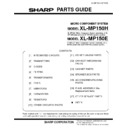 Sharp XL-MP150E (serv.man2) Parts Guide