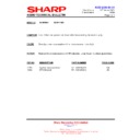 Sharp XL-MP80H Technical Bulletin