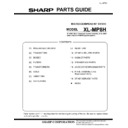 Sharp XL-MP8H (serv.man3) Parts Guide