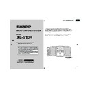 Sharp XL-S10H (serv.man2) User Guide / Operation Manual