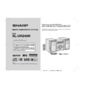 Sharp XL-UH240H User Guide / Operation Manual