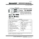 Sharp XL-UR250H (serv.man3) Service Manual