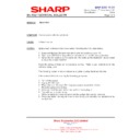 Sharp BD-HP20H (serv.man6) Technical Bulletin