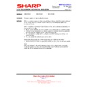 Sharp BD-HP25H (serv.man3) Technical Bulletin