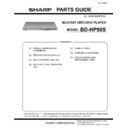 Sharp BD-HP90S (serv.man8) Parts Guide