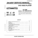 Sharp DV-740 (serv.man15) Service Manual