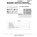 Sharp DV-HR300H (serv.man2) Service Manual