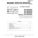 Sharp DV-HR300H Service Manual