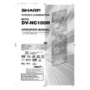 Sharp DV-NC100H (serv.man8) User Guide / Operation Manual