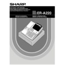 Sharp ER-A220 (serv.man3) User Guide / Operation Manual