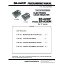 Sharp ER-A280, ER-A280N, ER-A280F (serv.man4) Service Manual