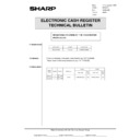 Sharp ER-A310 (serv.man11) Technical Bulletin