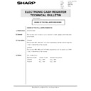 Sharp ER-A330 (serv.man7) Technical Bulletin
