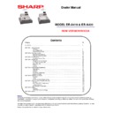 Sharp ER-A410, ER-A420 SCANNING (serv.man3) Service Manual