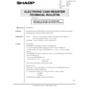 Sharp ER-A460 (serv.man17) Technical Bulletin