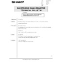 Sharp ER-A460 (serv.man19) Technical Bulletin