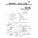 Sharp ER-A470 (serv.man4) Parts Guide