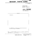 Sharp ER-A510, ER-A550 (serv.man3) Parts Guide