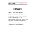 Sharp UP-600, UP-700 (serv.man63) Technical Bulletin